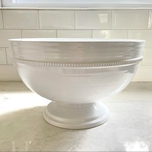 Pottery Barn Gabriella Footed Serving Bowl